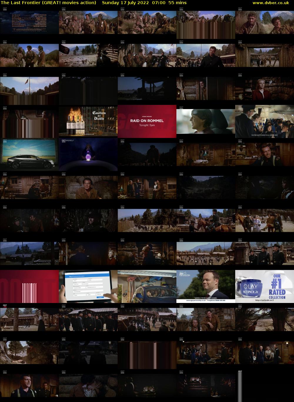 The Last Frontier (GREAT! movies action) Sunday 17 July 2022 07:00 - 07:55