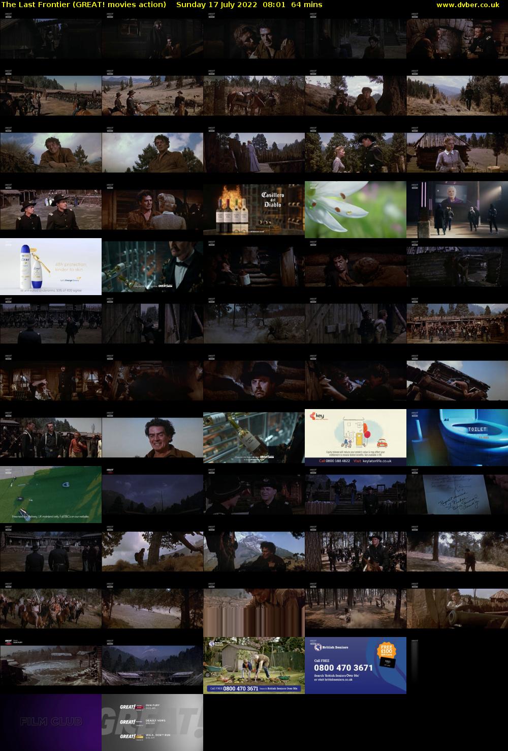 The Last Frontier (GREAT! movies action) Sunday 17 July 2022 08:01 - 09:05