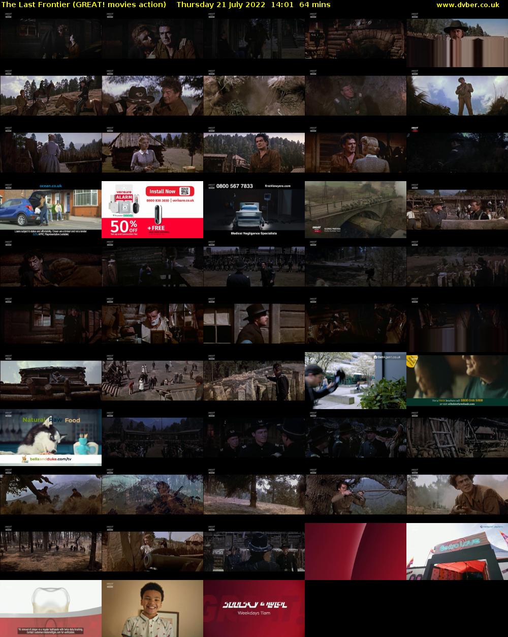 The Last Frontier (GREAT! movies action) Thursday 21 July 2022 14:01 - 15:05