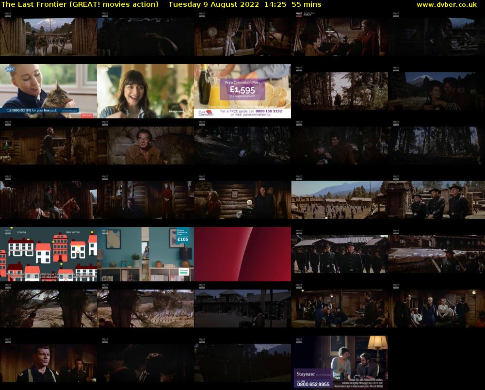 The Last Frontier (GREAT! movies action) Tuesday 9 August 2022 14:25 - 15:20