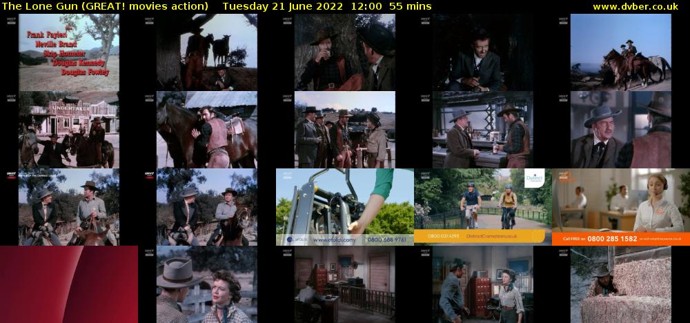 The Lone Gun (GREAT! movies action) Tuesday 21 June 2022 12:00 - 12:55