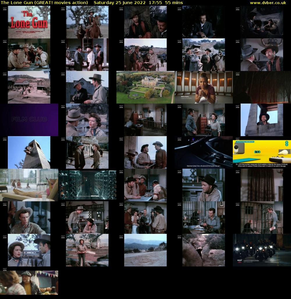 The Lone Gun (GREAT! movies action) Saturday 25 June 2022 17:55 - 18:50