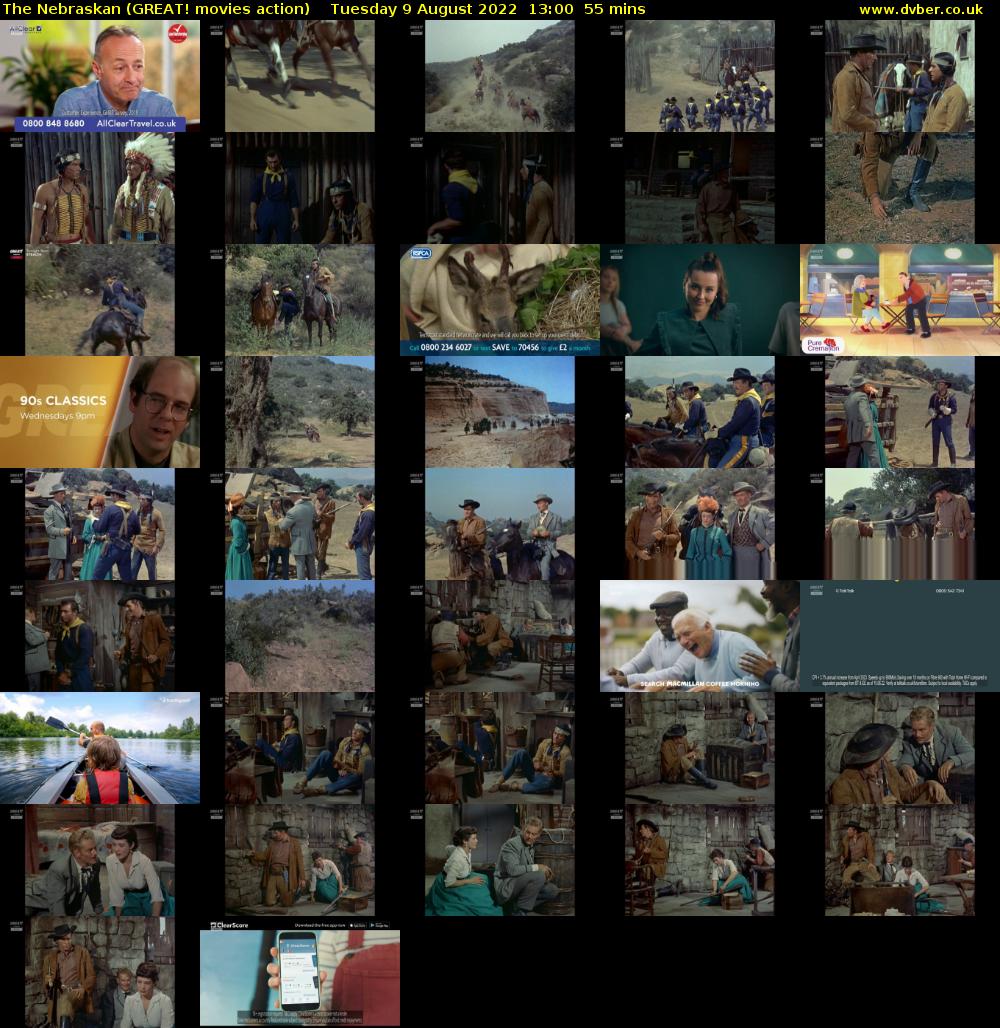 The Nebraskan (GREAT! movies action) Tuesday 9 August 2022 13:00 - 13:55