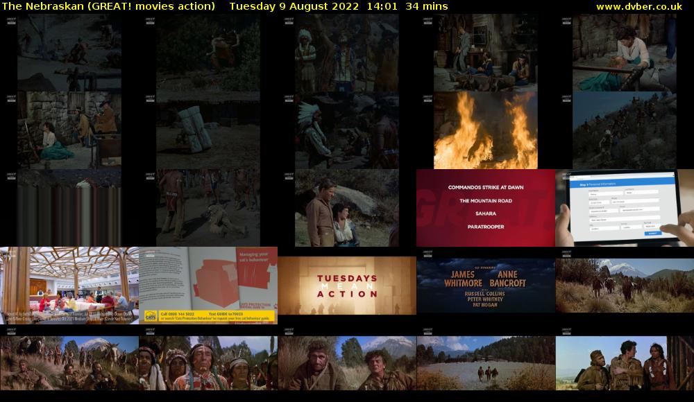The Nebraskan (GREAT! movies action) Tuesday 9 August 2022 14:01 - 14:35