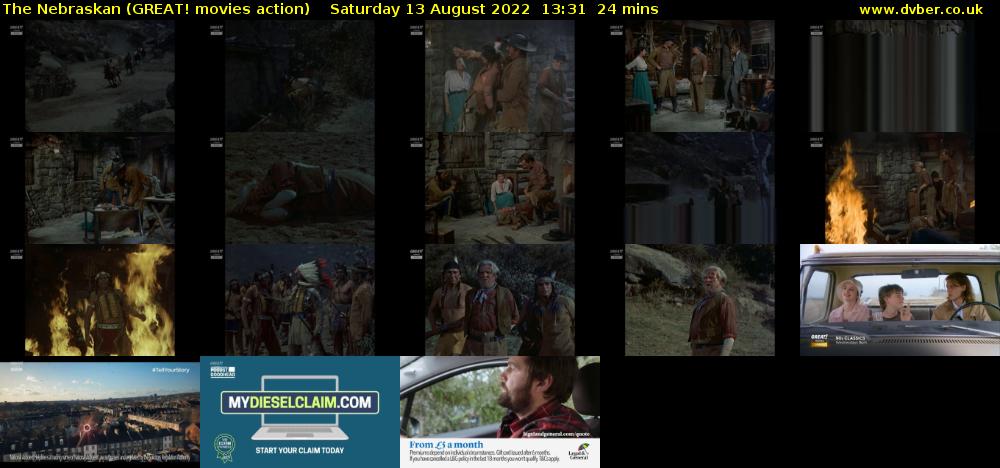 The Nebraskan (GREAT! movies action) Saturday 13 August 2022 13:31 - 13:55