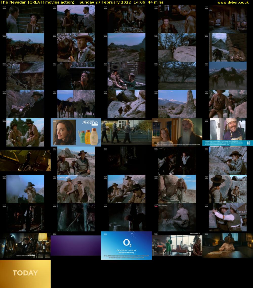 The Nevadan (GREAT! movies action) Sunday 27 February 2022 14:06 - 14:50