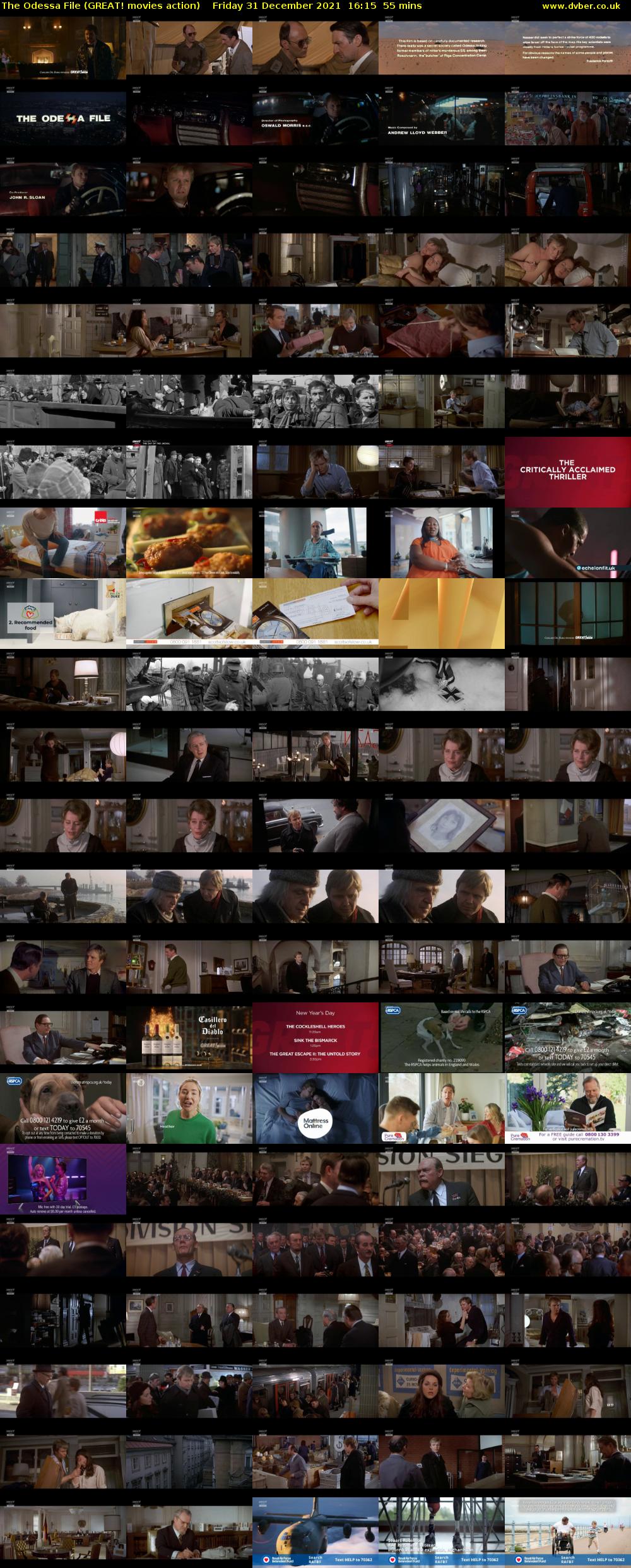 The Odessa File (GREAT! movies action) Friday 31 December 2021 16:15 - 17:10