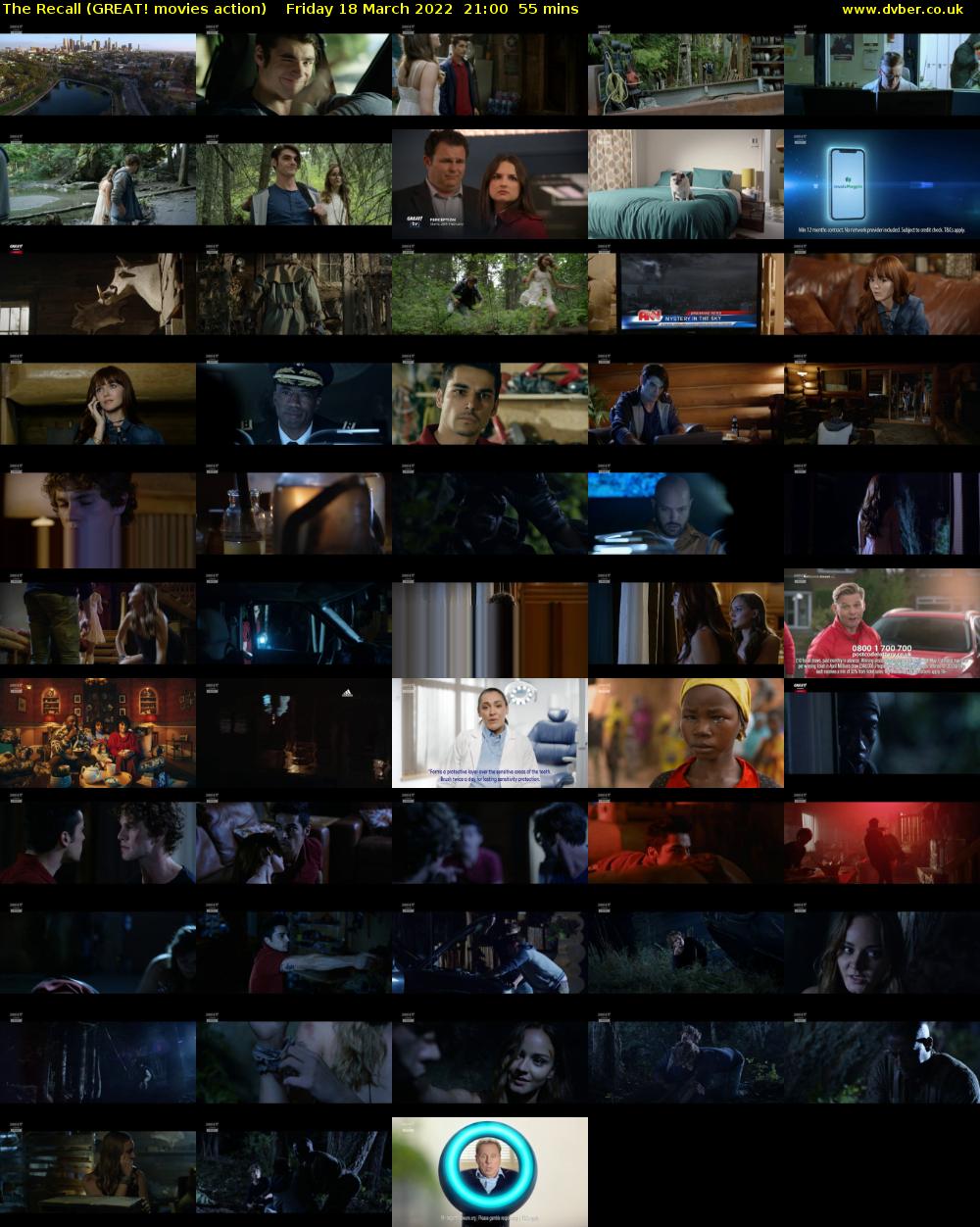 The Recall (GREAT! movies action) Friday 18 March 2022 21:00 - 21:55