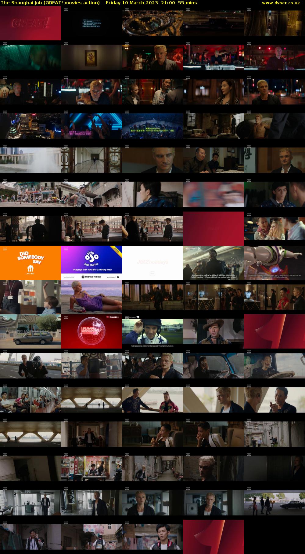 The Shanghai Job (GREAT! movies action) Friday 10 March 2023 21:00 - 21:55