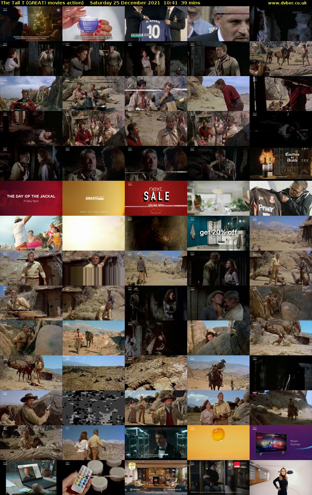 The Tall T (GREAT! movies action) Saturday 25 December 2021 10:41 - 11:20