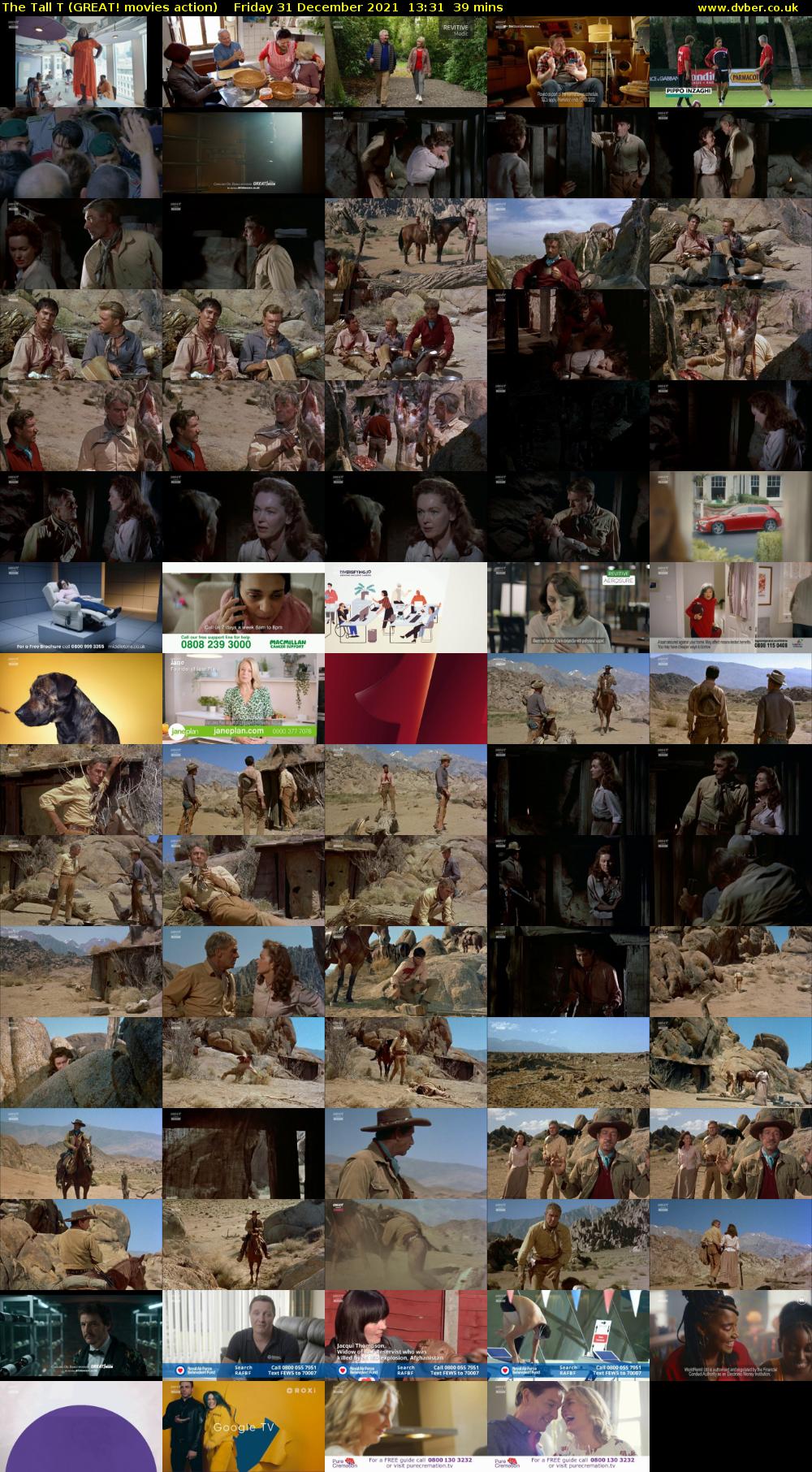 The Tall T (GREAT! movies action) Friday 31 December 2021 13:31 - 14:10