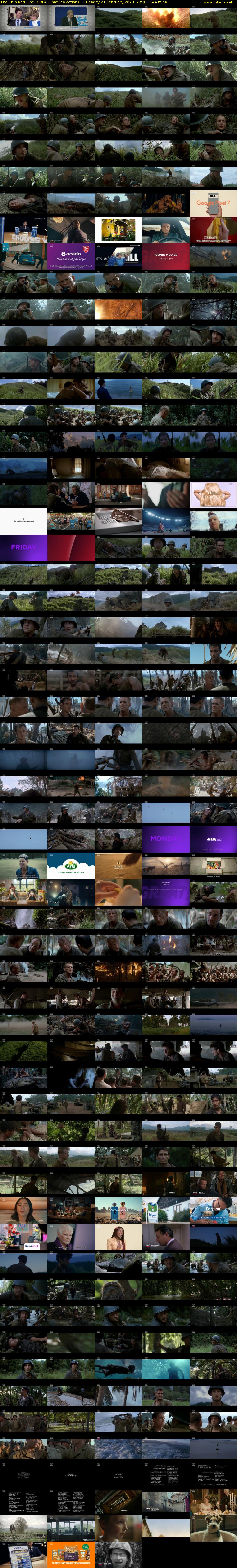 The Thin Red Line (GREAT! movies action) Tuesday 21 February 2023 22:01 - 00:25