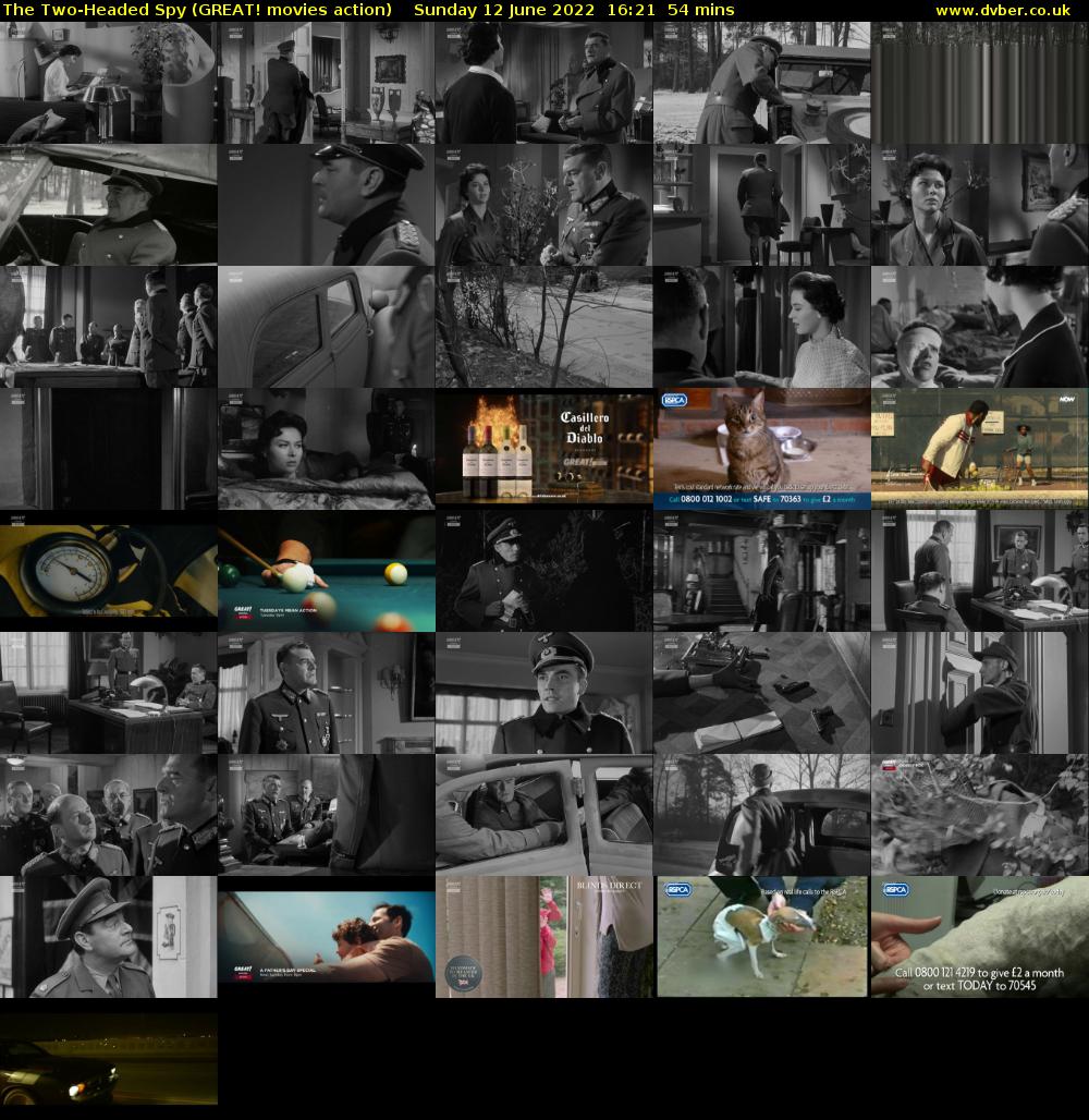 The Two-Headed Spy (GREAT! movies action) Sunday 12 June 2022 16:21 - 17:15