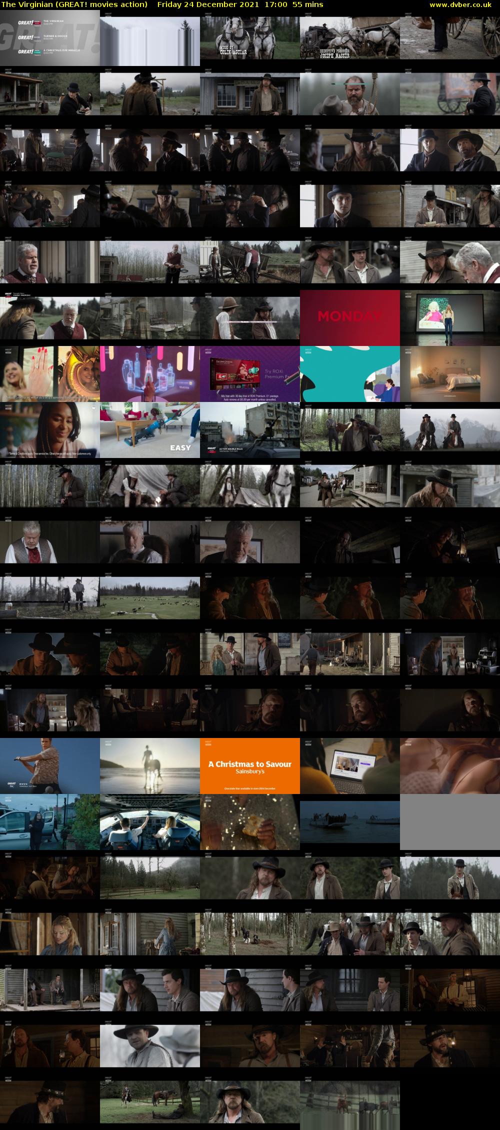 The Virginian (GREAT! movies action) Friday 24 December 2021 17:00 - 17:55