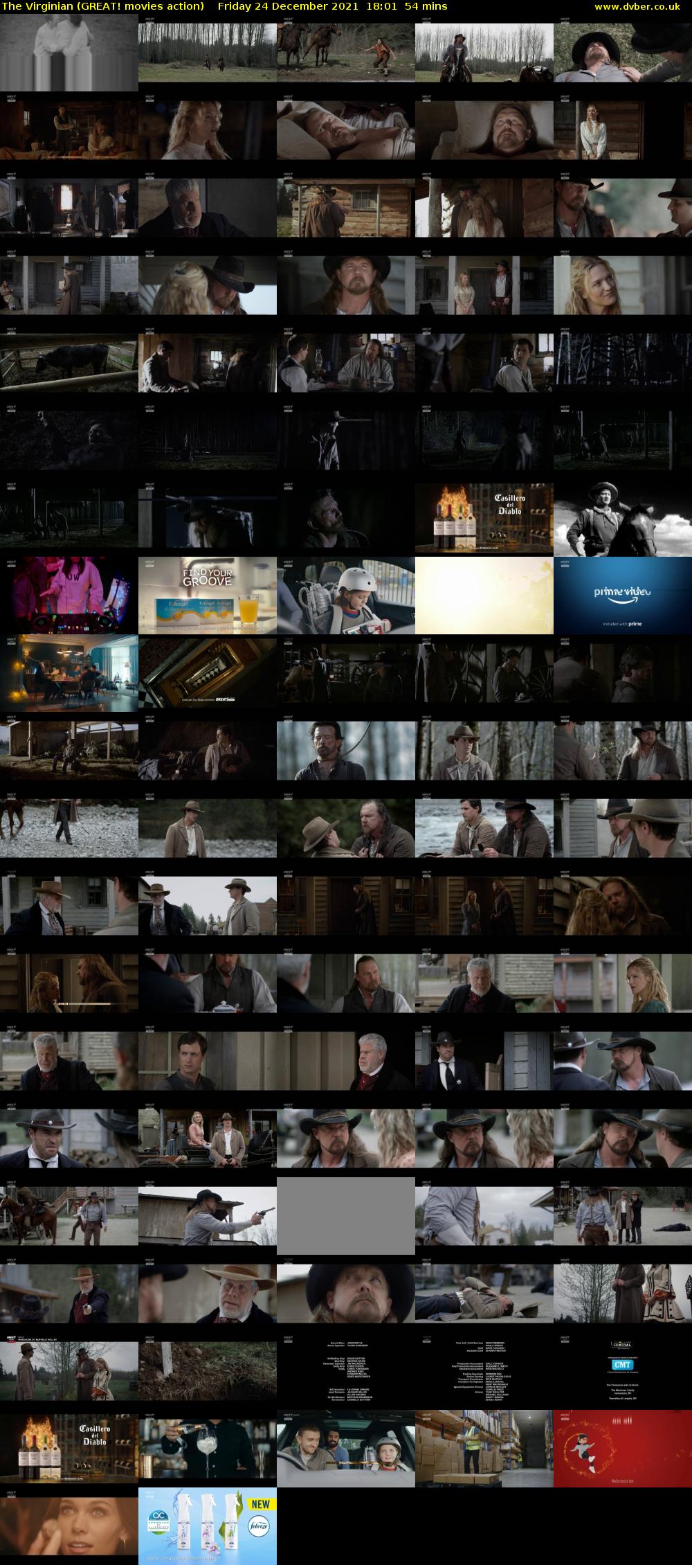 The Virginian (GREAT! movies action) Friday 24 December 2021 18:01 - 18:55