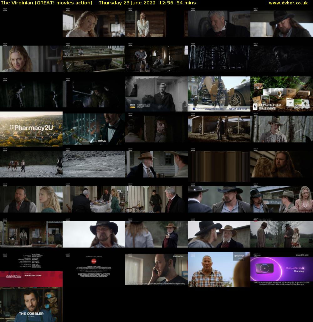 The Virginian (GREAT! movies action) Thursday 23 June 2022 12:56 - 13:50