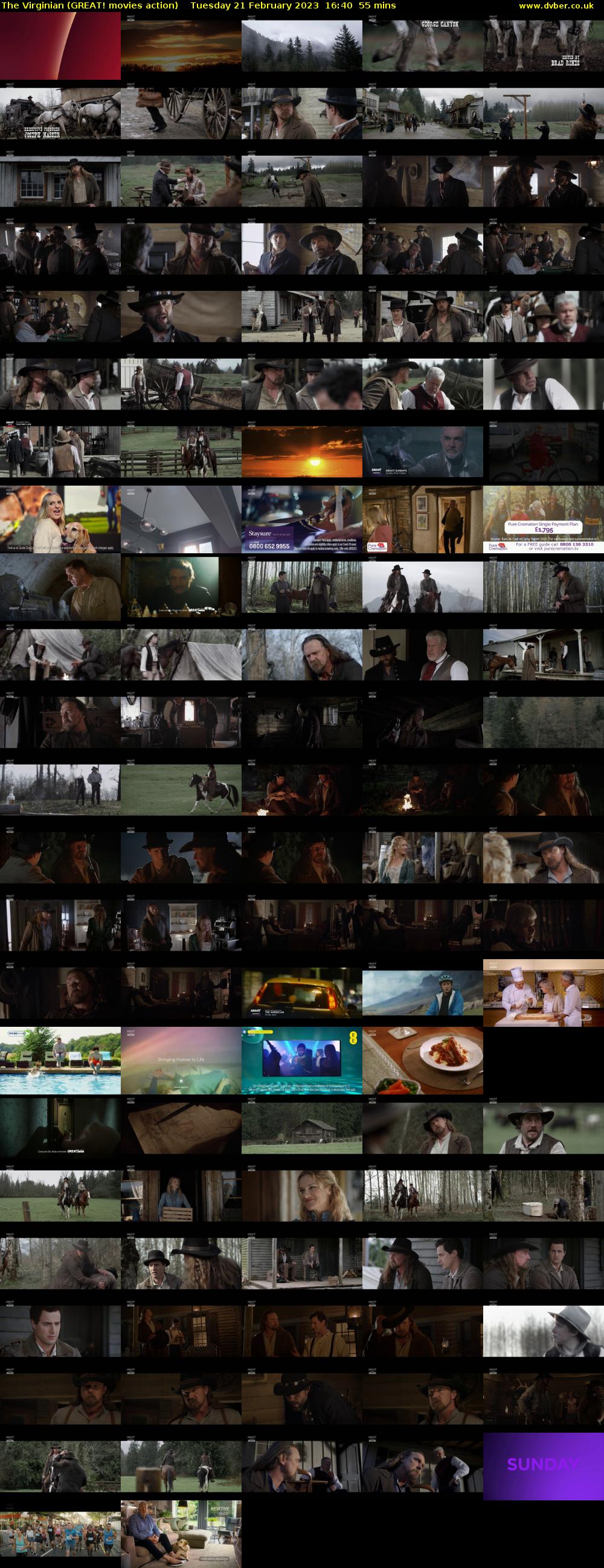 The Virginian (GREAT! movies action) Tuesday 21 February 2023 16:40 - 17:35