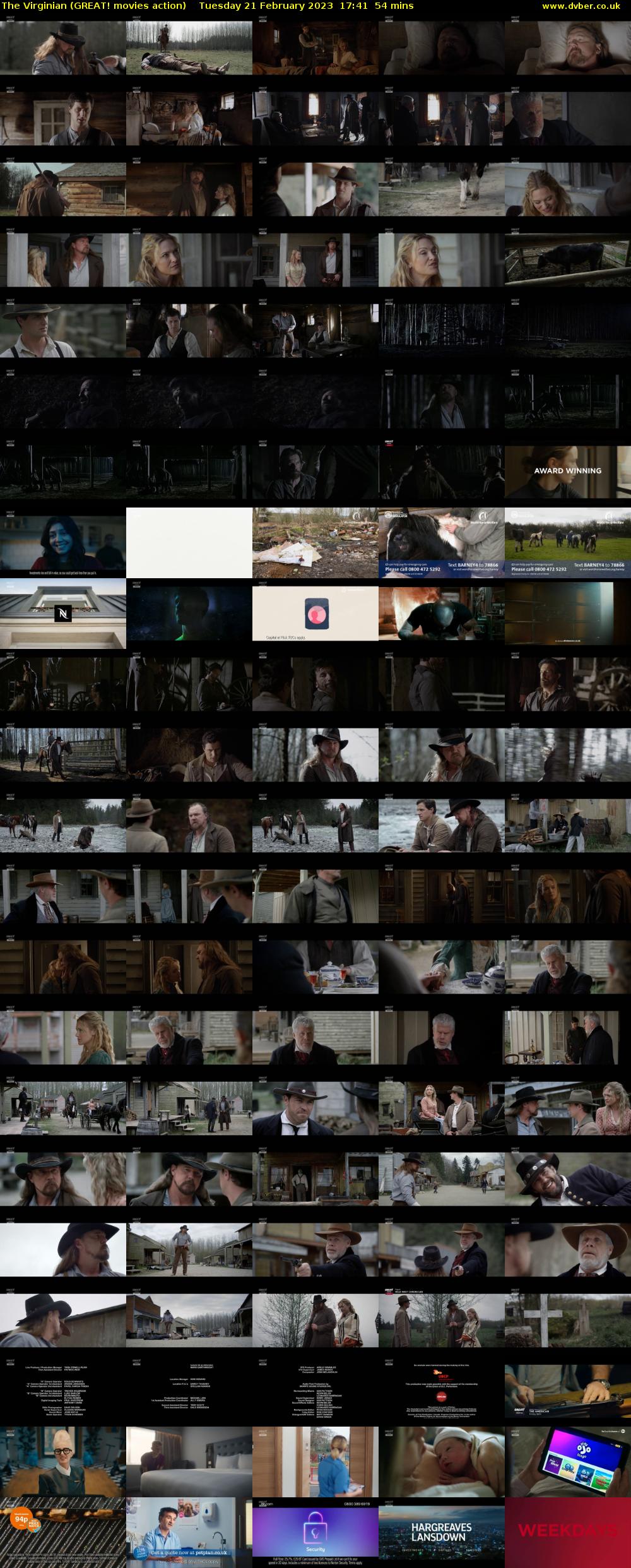 The Virginian (GREAT! movies action) Tuesday 21 February 2023 17:41 - 18:35