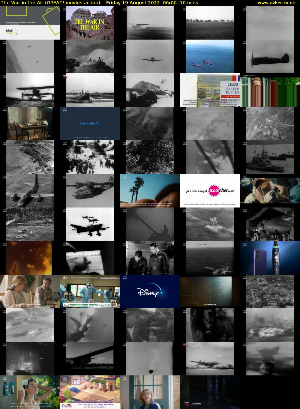 The War in the Air (GREAT! movies action) Friday 19 August 2022 06:00 - 07:10