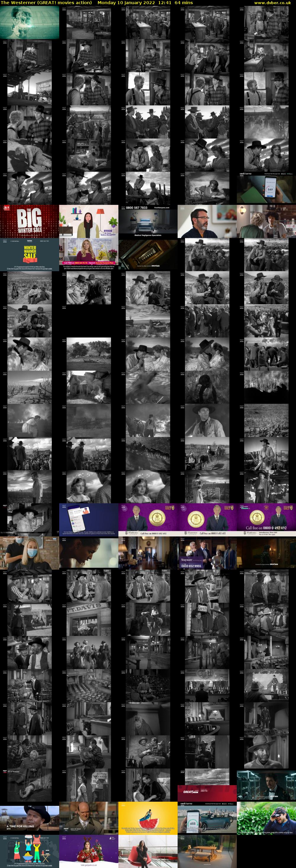 The Westerner (GREAT! movies action) Monday 10 January 2022 12:41 - 13:45