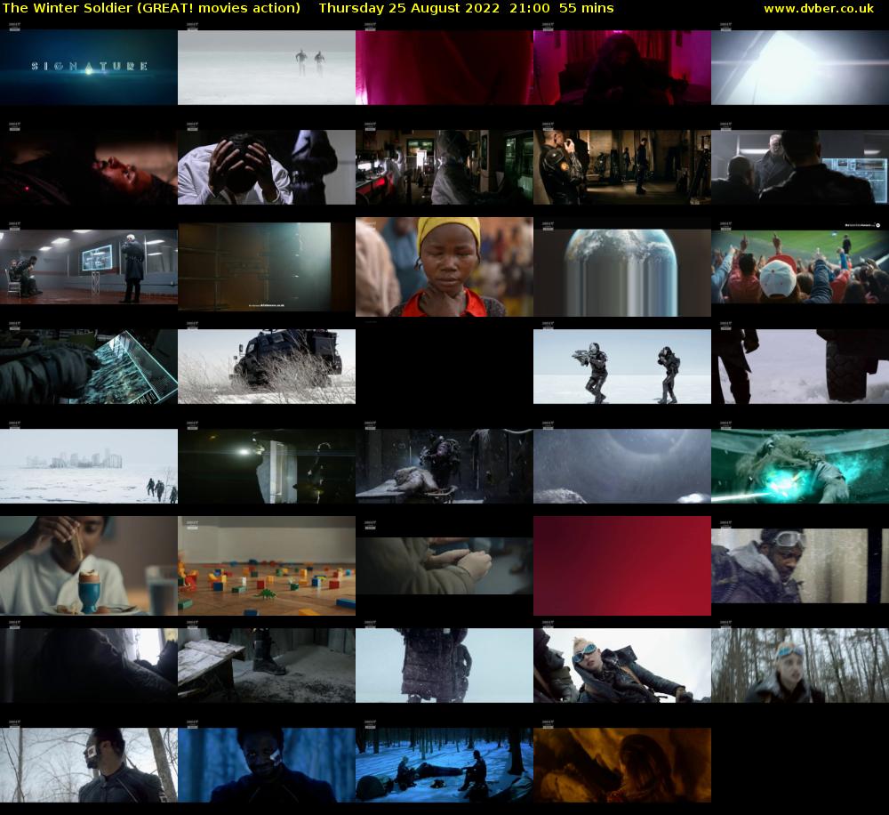 The Winter Soldier (GREAT! movies action) Thursday 25 August 2022 21:00 - 21:55
