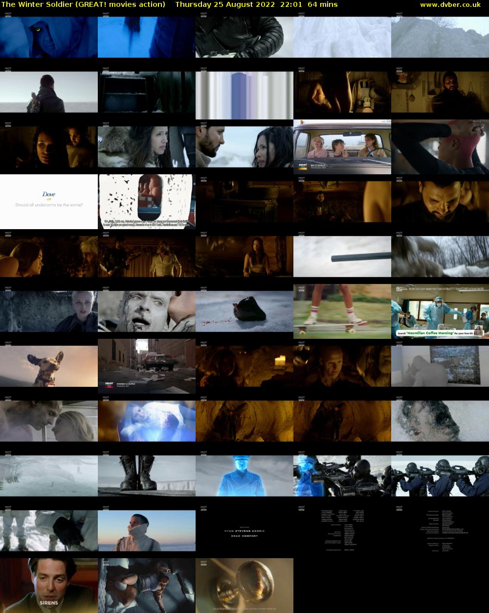 The Winter Soldier (GREAT! movies action) Thursday 25 August 2022 22:01 - 23:05