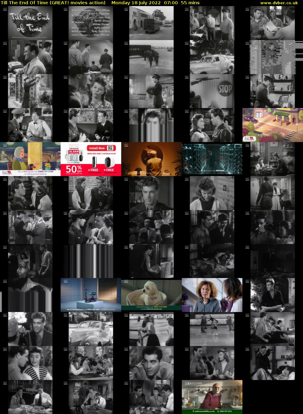 Till The End Of Time (GREAT! movies action) Monday 18 July 2022 07:00 - 07:55