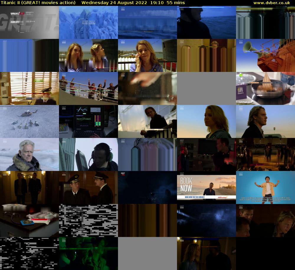 Titanic II (GREAT! movies action) Wednesday 24 August 2022 19:10 - 20:05