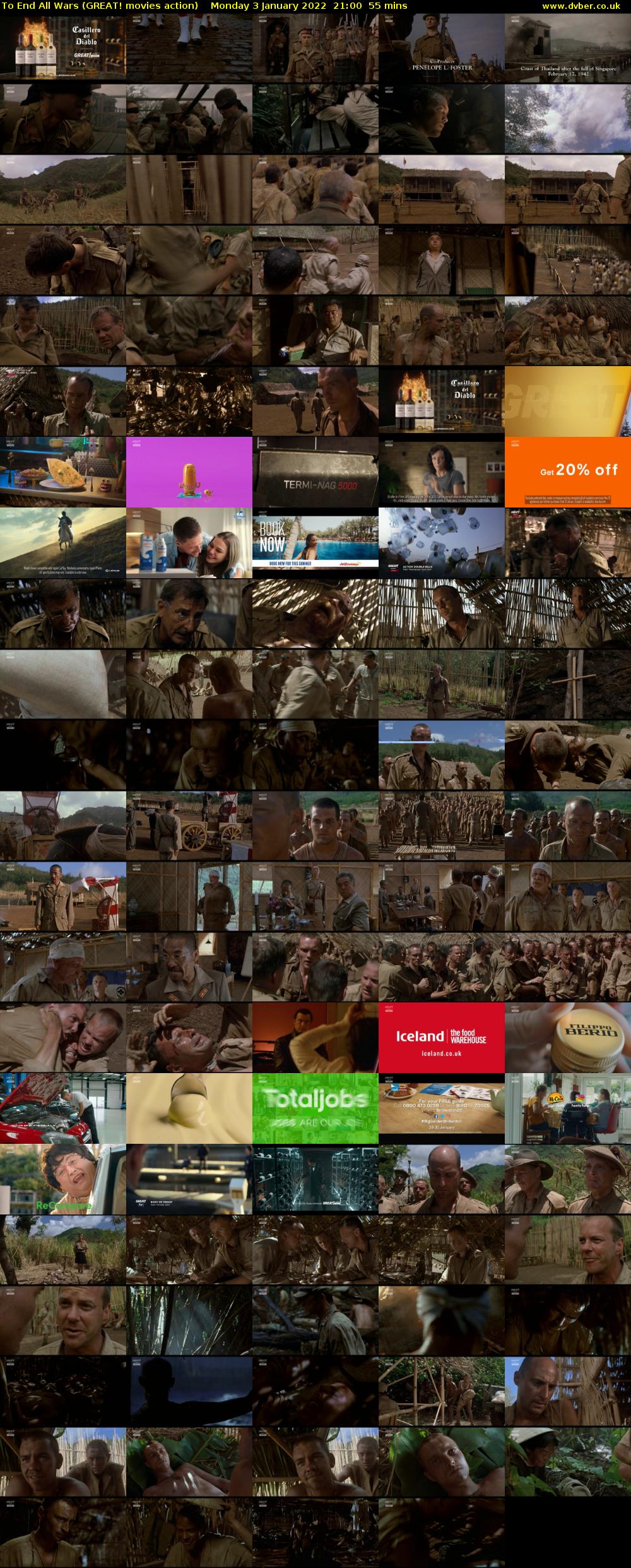 To End All Wars (GREAT! movies action) Monday 3 January 2022 21:00 - 21:55