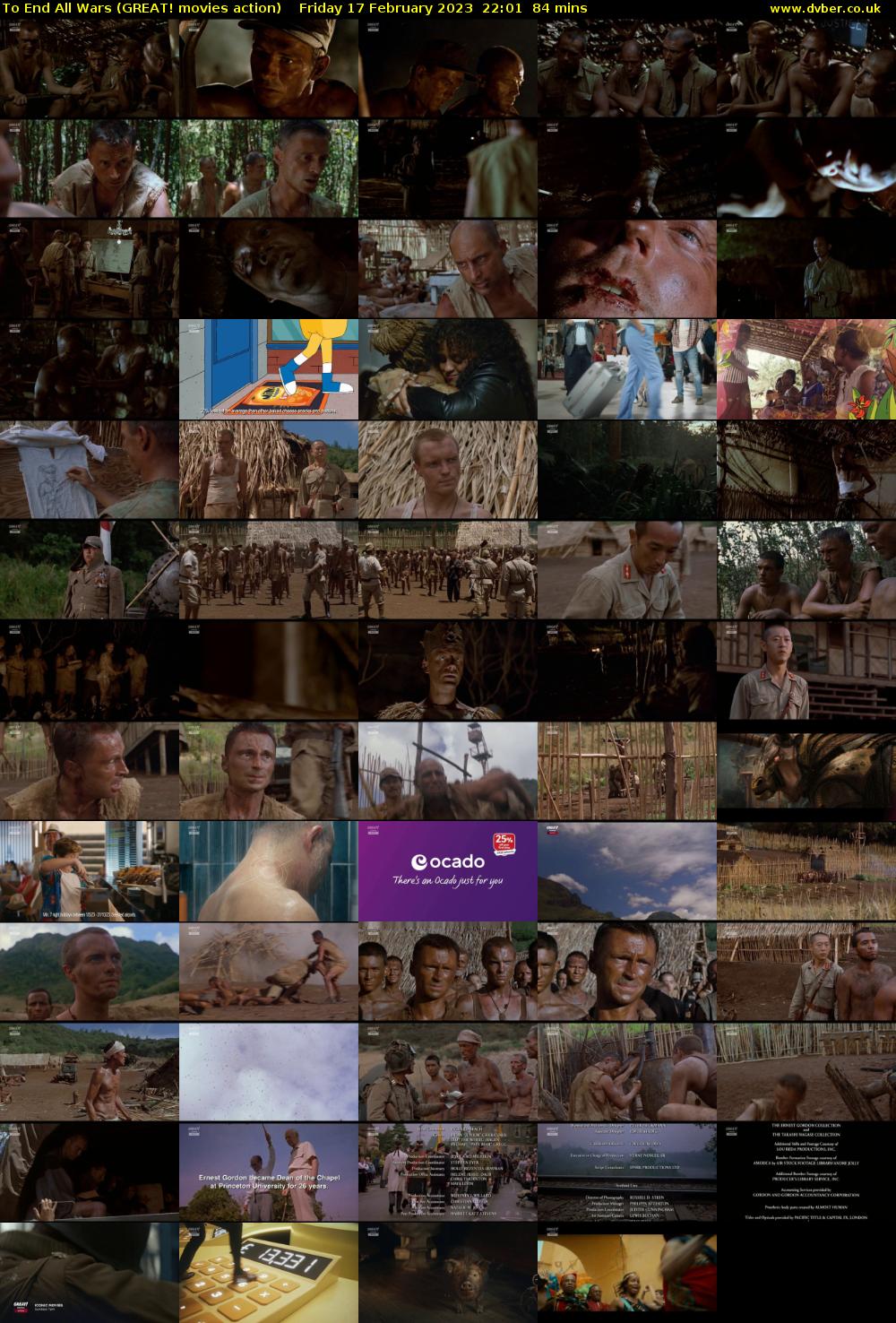 To End All Wars (GREAT! movies action) Friday 17 February 2023 22:01 - 23:25