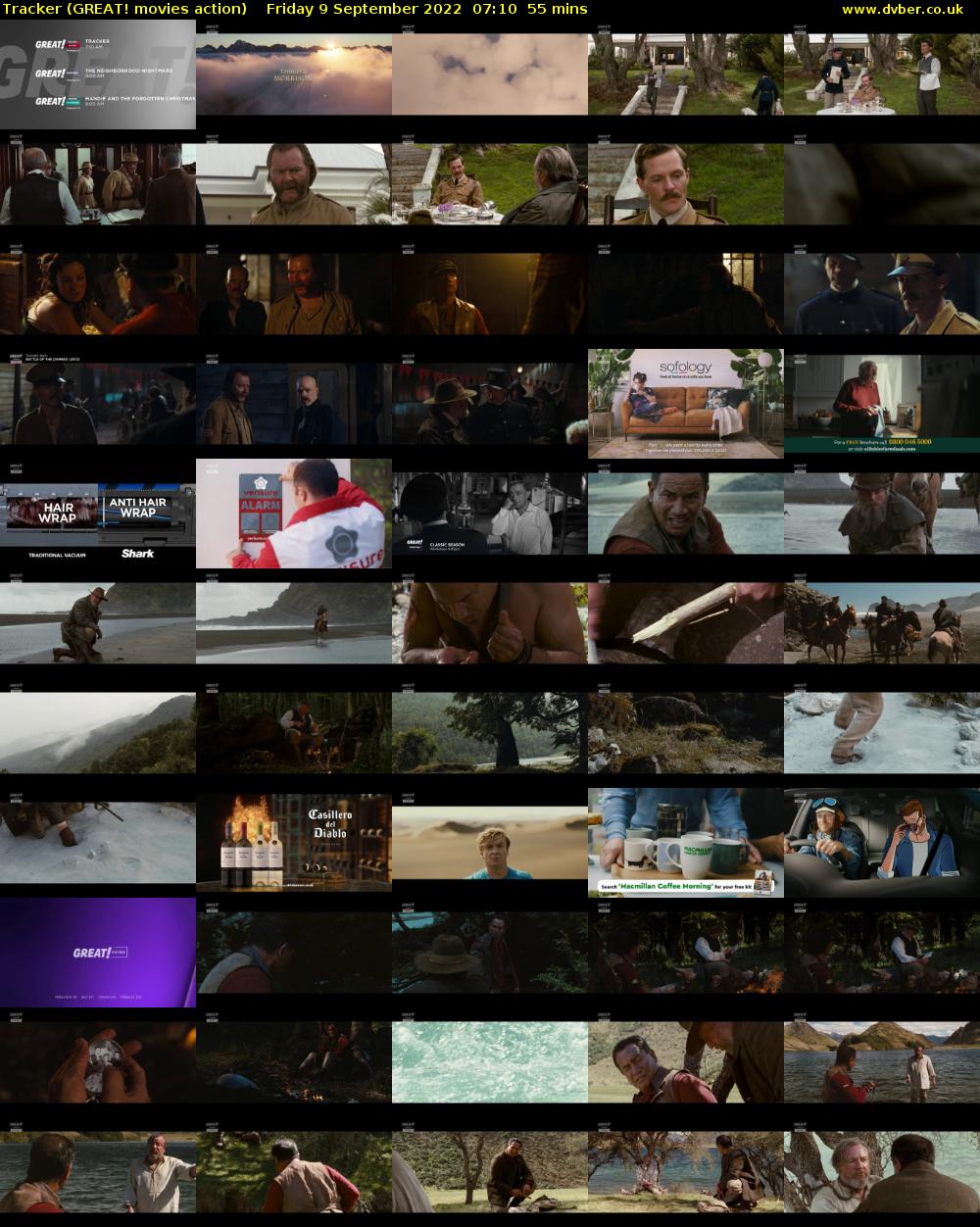 Tracker (GREAT! movies action) Friday 9 September 2022 07:10 - 08:05
