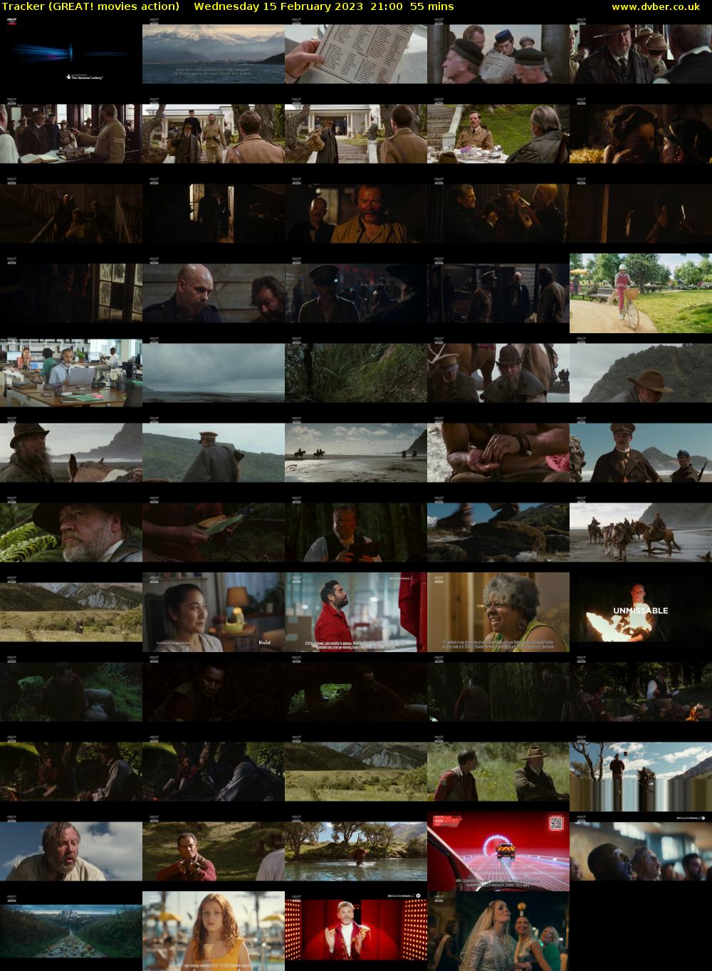 Tracker (GREAT! movies action) Wednesday 15 February 2023 21:00 - 21:55