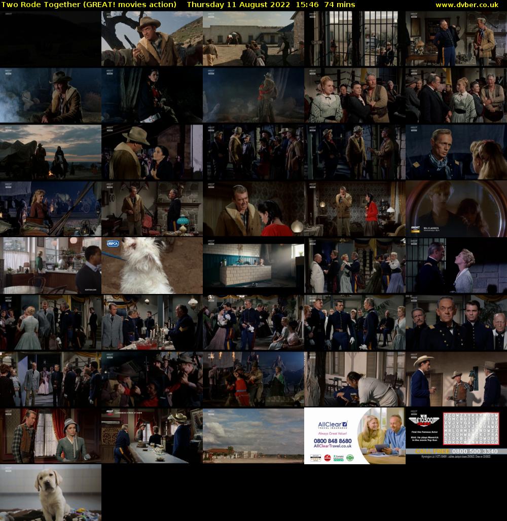 Two Rode Together (GREAT! movies action) Thursday 11 August 2022 15:46 - 17:00