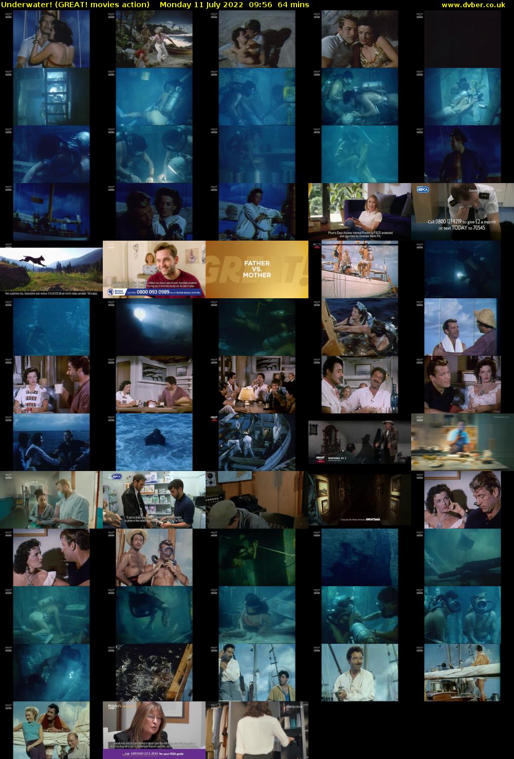 Underwater! (GREAT! movies action) Monday 11 July 2022 09:56 - 11:00