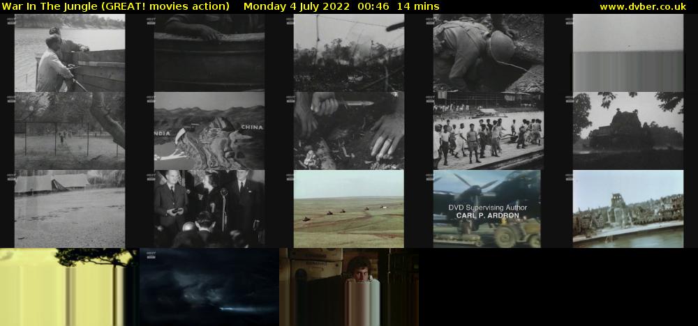 War In The Jungle (GREAT! movies action) Monday 4 July 2022 00:46 - 01:00