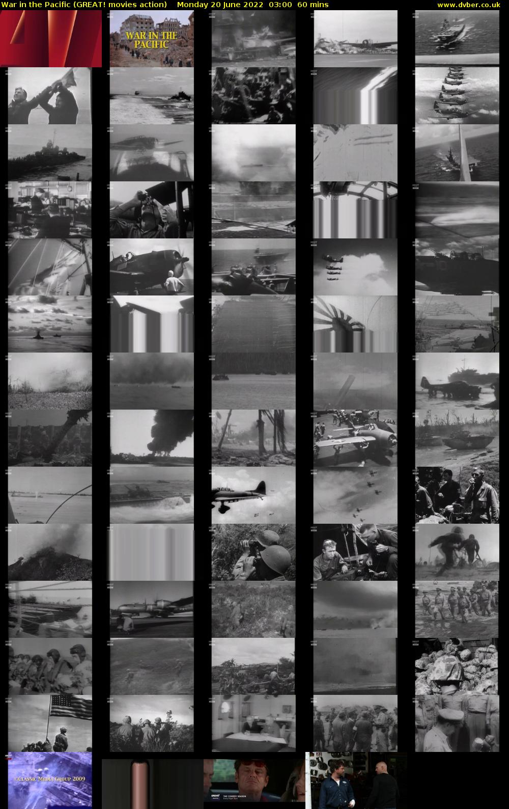War in the Pacific (GREAT! movies action) Monday 20 June 2022 03:00 - 04:00