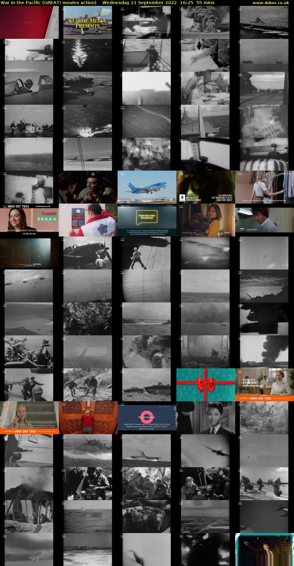 War in the Pacific (GREAT! movies action) Wednesday 21 September 2022 16:25 - 17:20