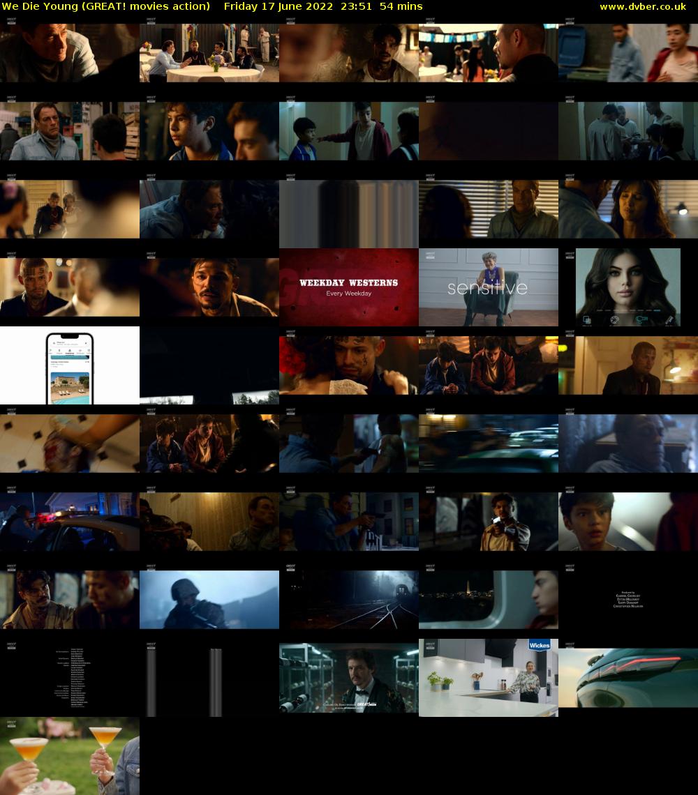 We Die Young (GREAT! movies action) Friday 17 June 2022 23:51 - 00:45
