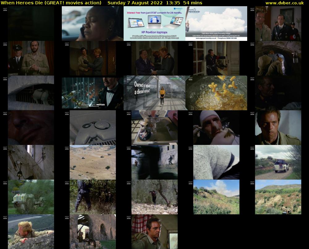 When Heroes Die (GREAT! movies action) Sunday 7 August 2022 13:35 - 14:29