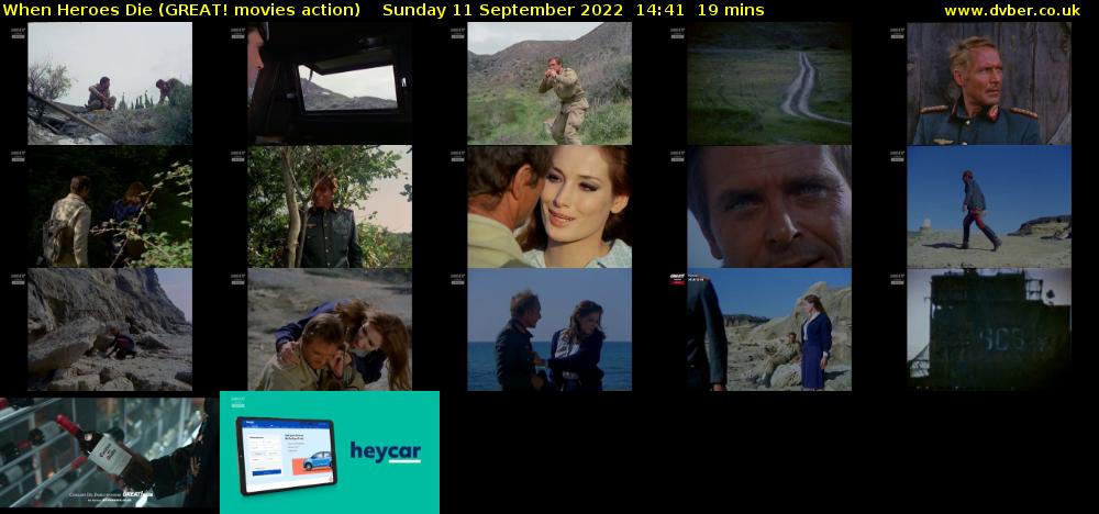 When Heroes Die (GREAT! movies action) Sunday 11 September 2022 14:41 - 15:00