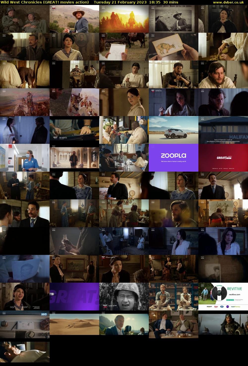 Wild West Chronicles (GREAT! movies action) Tuesday 21 February 2023 18:35 - 19:05