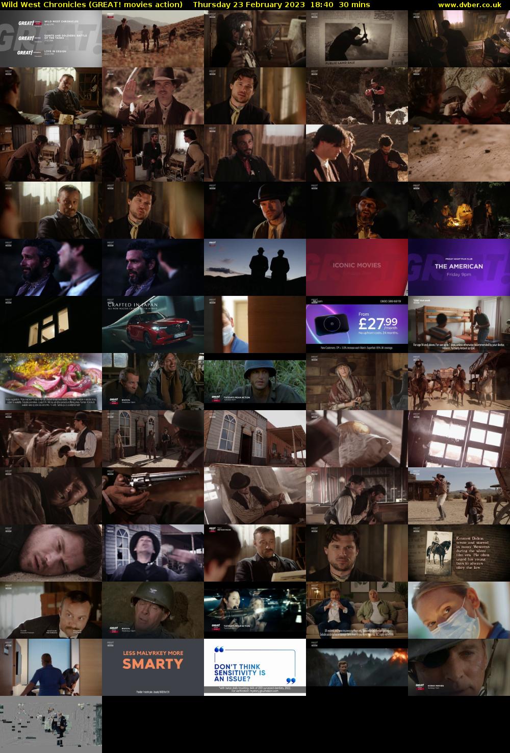 Wild West Chronicles (GREAT! movies action) Thursday 23 February 2023 18:40 - 19:10