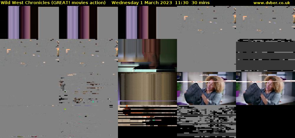 Wild West Chronicles (GREAT! movies action) Wednesday 1 March 2023 11:30 - 12:00