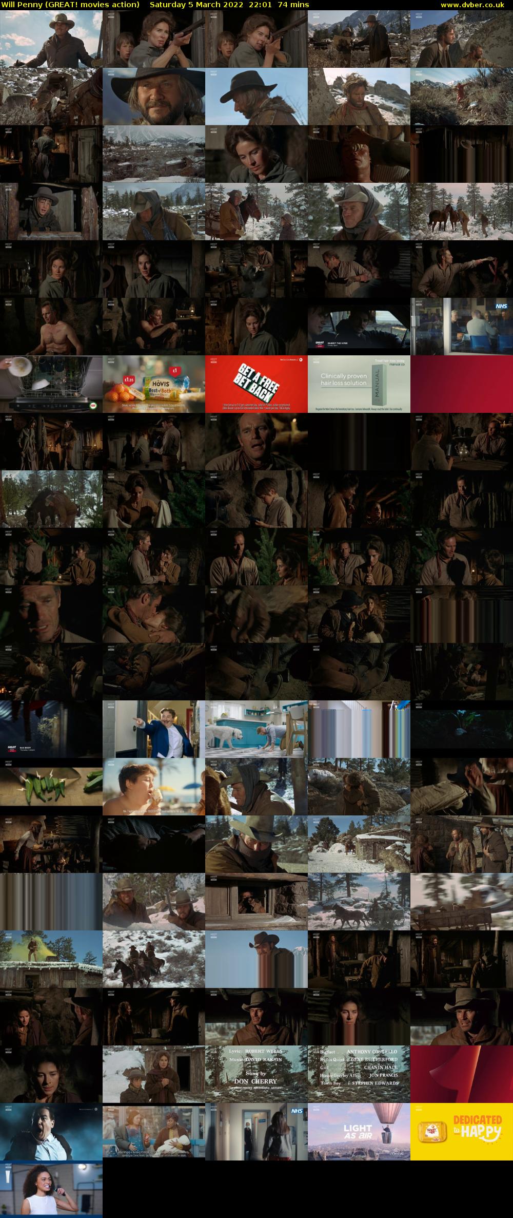 Will Penny (GREAT! movies action) Saturday 5 March 2022 22:01 - 23:15