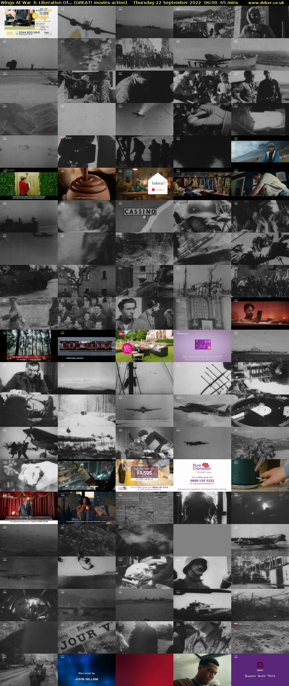 Wings At War 3: Liberation Of... (GREAT! movies action) Thursday 22 September 2022 06:00 - 07:05