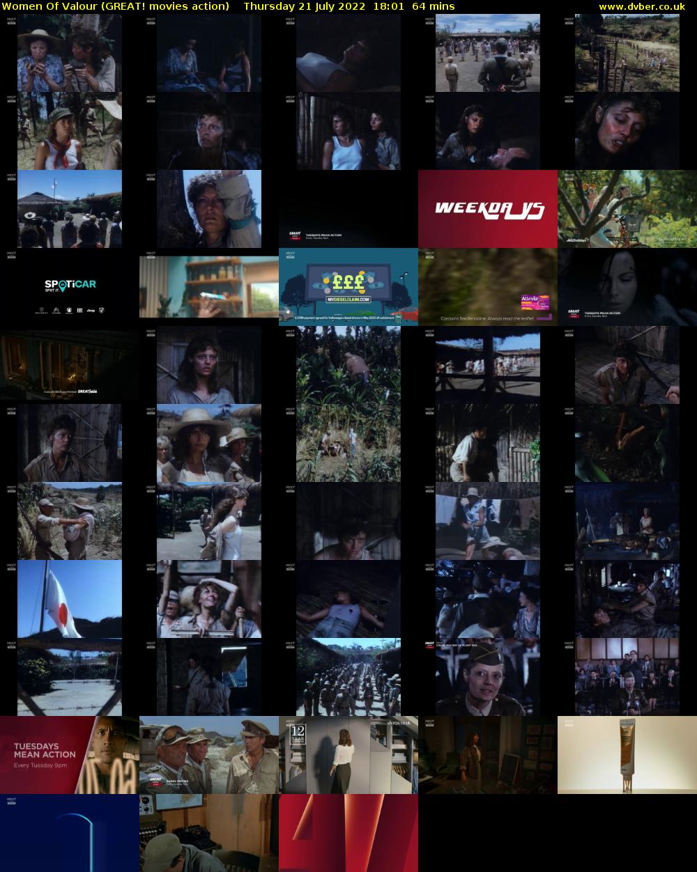 Women Of Valour (GREAT! movies action) Thursday 21 July 2022 18:01 - 19:05