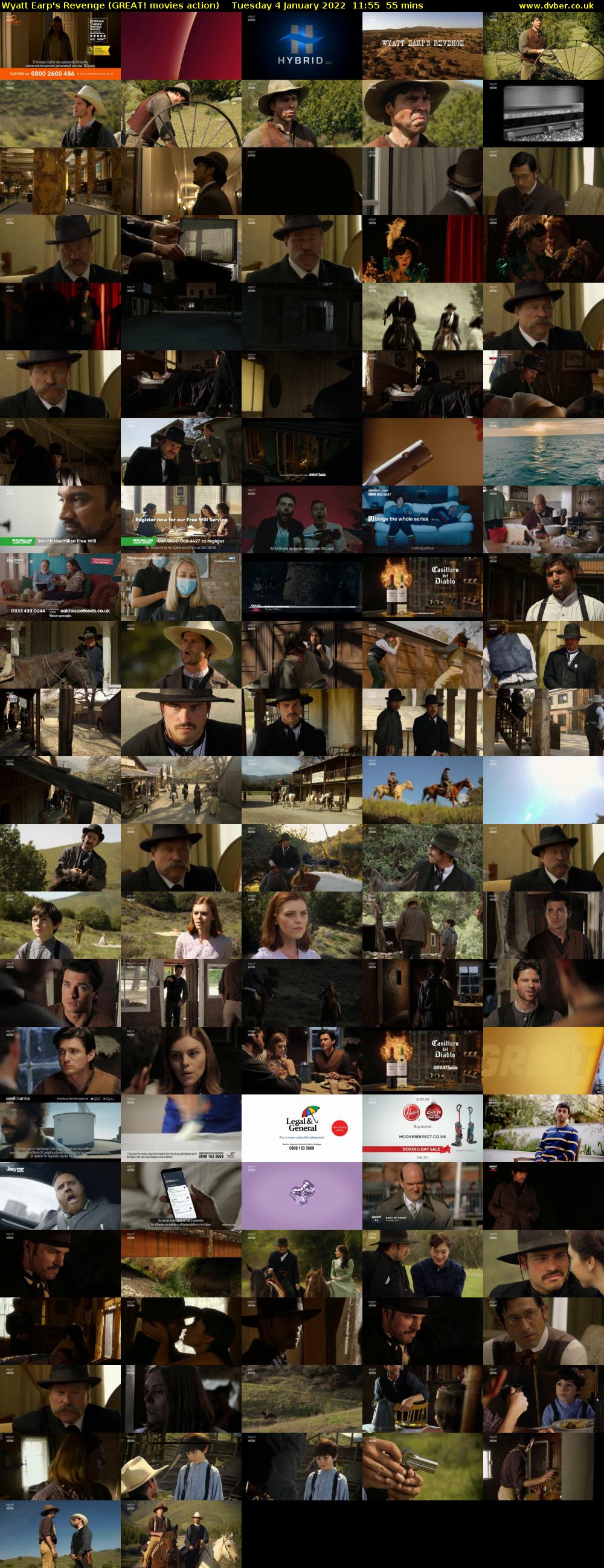 Wyatt Earp's Revenge (GREAT! movies action) Tuesday 4 January 2022 11:55 - 12:50