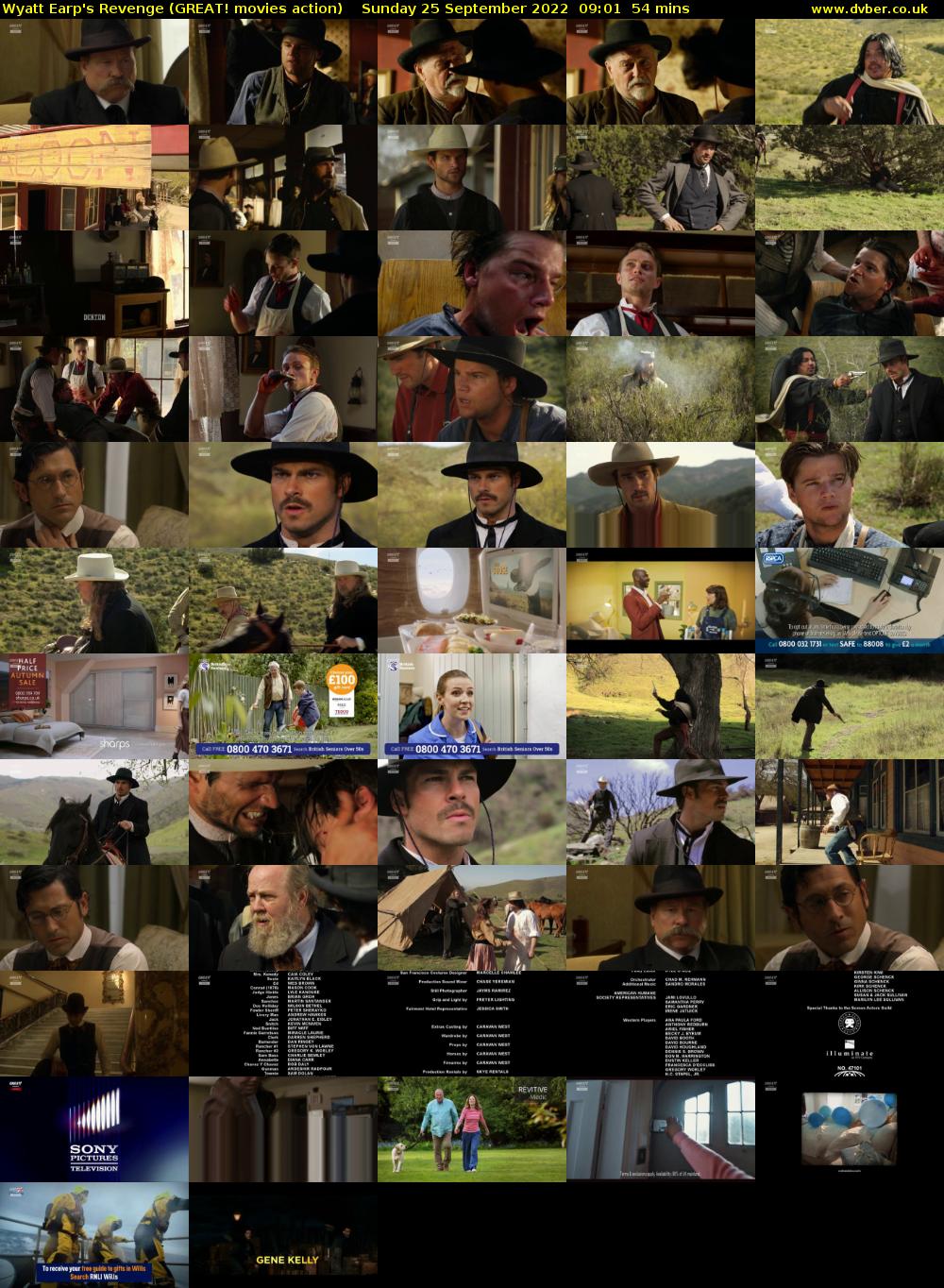 Wyatt Earp's Revenge (GREAT! movies action) Sunday 25 September 2022 09:01 - 09:55
