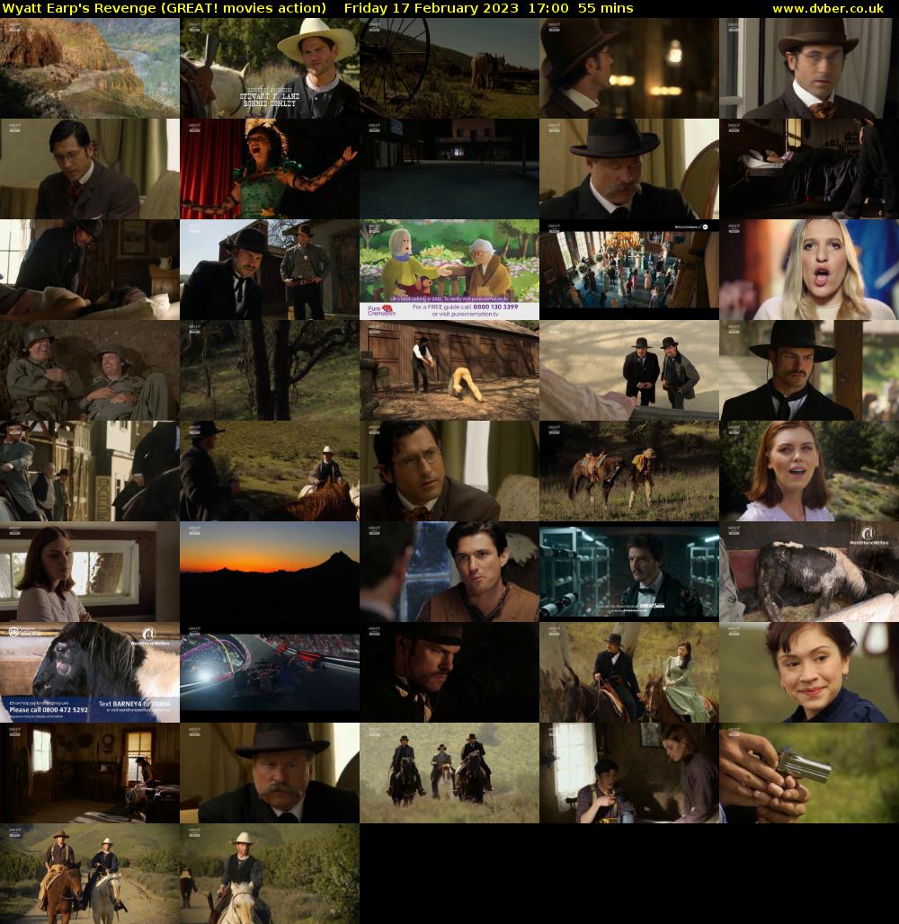Wyatt Earp's Revenge (GREAT! movies action) Friday 17 February 2023 17:00 - 17:55