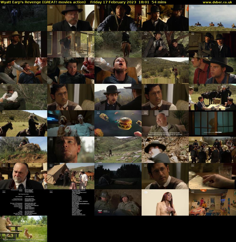 Wyatt Earp's Revenge (GREAT! movies action) Friday 17 February 2023 18:01 - 18:55